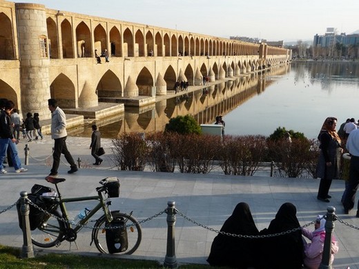 historische Brücke in Esfahan