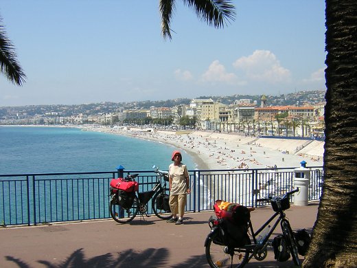 Strandpromenade in Nizza