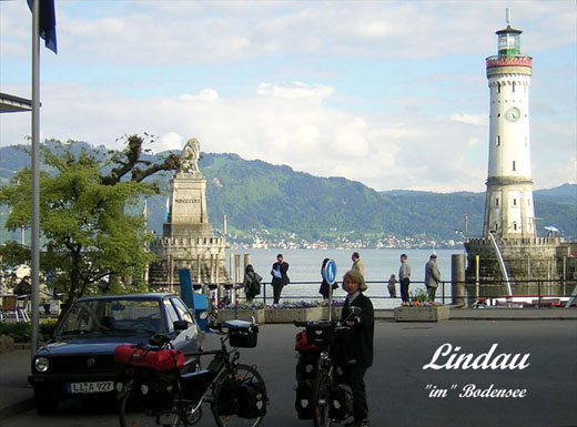 Hafen der Insel Lindau