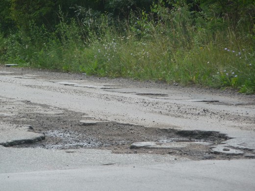 bulgarische Staatsstraße Nr.8 außerhalb des Großraums von Sofia