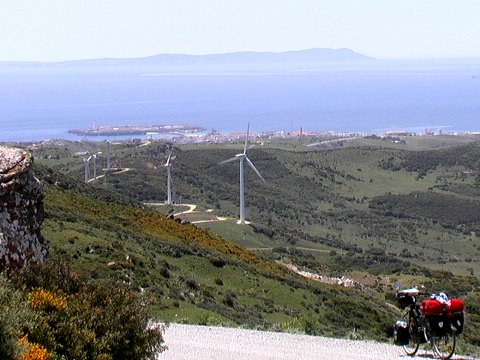Kap Tarifa, dahinter Afrika