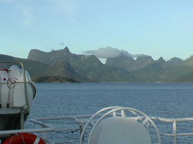 Auf der Autofhre zu den Lofoten